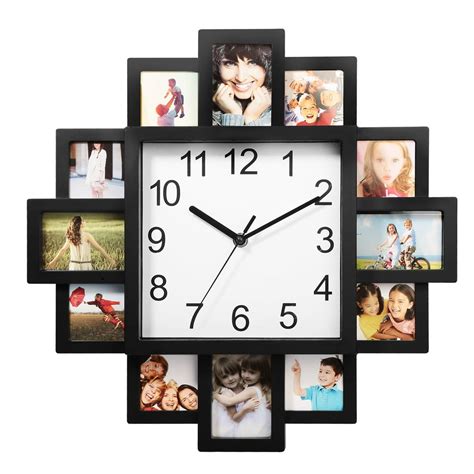 Wall Clock With Picture Frame