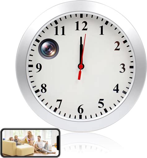 Wall Clock With Security Camera