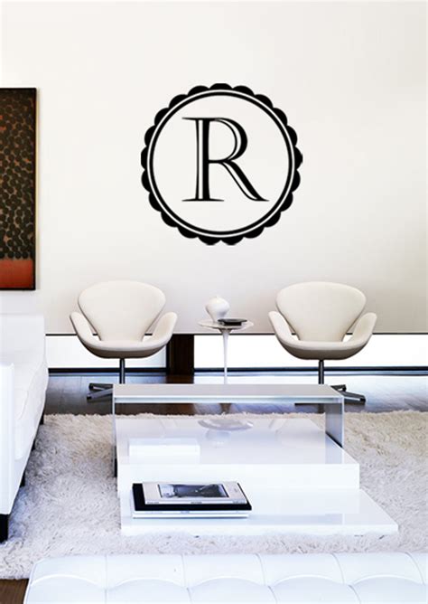 Wall Decal Monogram