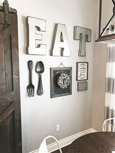 Wall Decor Kitchen Letters