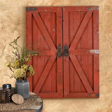 Wall Decor Red Door