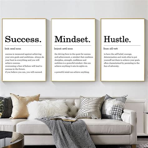 Wall Decor Success Quotes