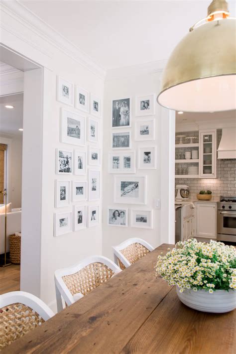 Wall Decor With White Frames