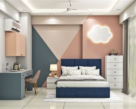 Wall Design For Bedroom With Paint