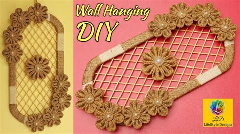 Handmade Jute Cloth Patchwork Wall Hanging Fabric Artwork Etsy