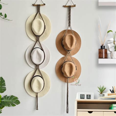 Wall Hanging Hat Display