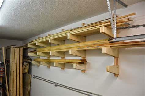 Wall Hanging Lumber Rack