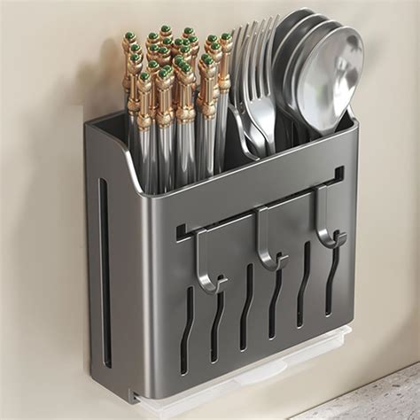 Wall Hanging Silverware Holder
