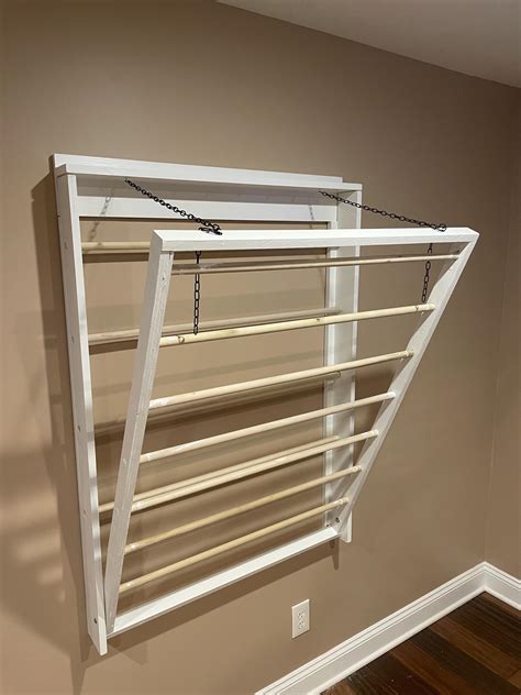 Wall Hung Drying Rack For Clothes