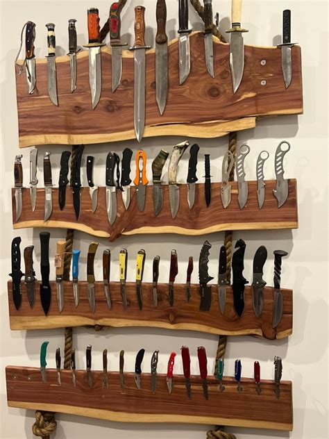 wall knife display case