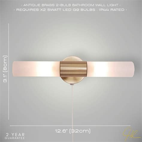 Wall Light Fitting Bathroom