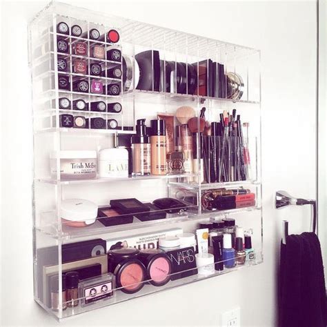 Wall Makeup Organizer Ideas