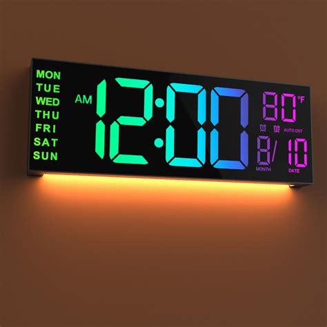 wall mount digital clock
