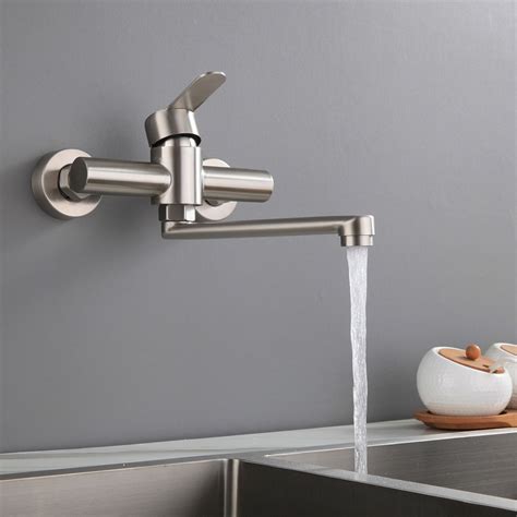 Wall Mount Faucet Kitchen Backsplash
