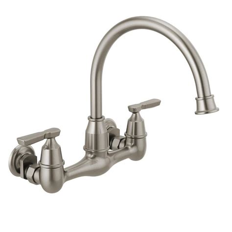 Peerless Choice 2Handle Wall Mount Kitchen Faucet in ChromeP299305LF