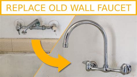 Wall Mount Kitchen Faucet Installation