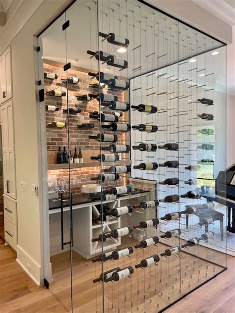 Wall Mounted Cable Wine Rack