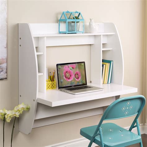 Wall Mounted Desk Shelf System