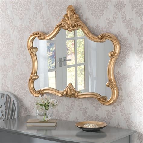 wall mounted framed mirrors