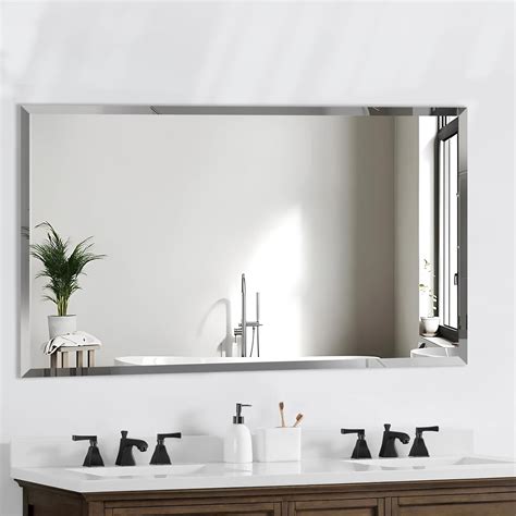Wall Mounted Frameless Mirror