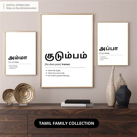 wall mounted meaning in tamil with example