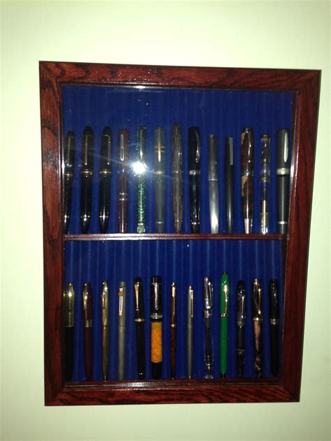 Wall Mounted Pen Display Case