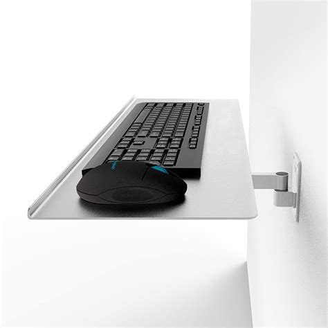 Wall Mounted Shelf For Keyboard And Mouse