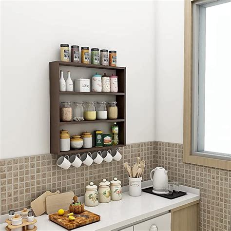 Wall Mounted Shelf Kitchen Rack