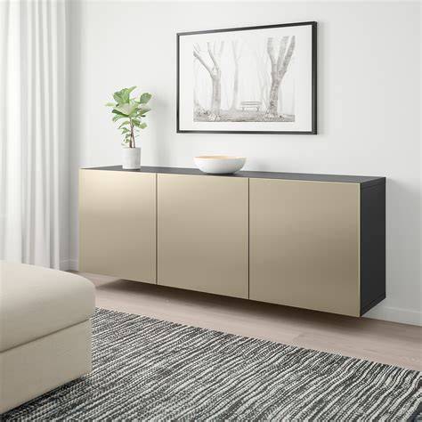 EKET wallmounted storage combination, dark grey, 105x35x70 cm IKEA