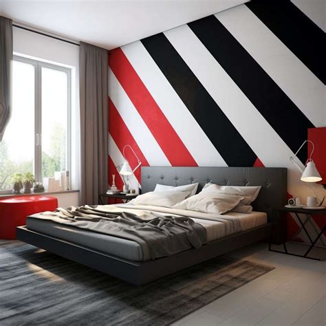 Wall Paint Design In Bedroom