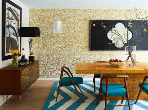 Wall Paper Design For Dining Area