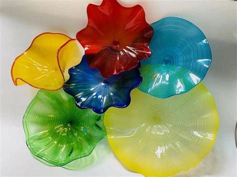 Wall Plates Blown Glass