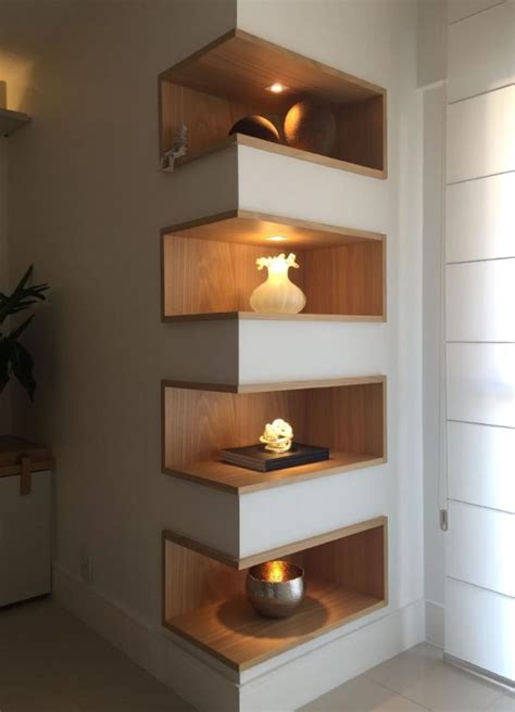Wall Recessed Shelves
