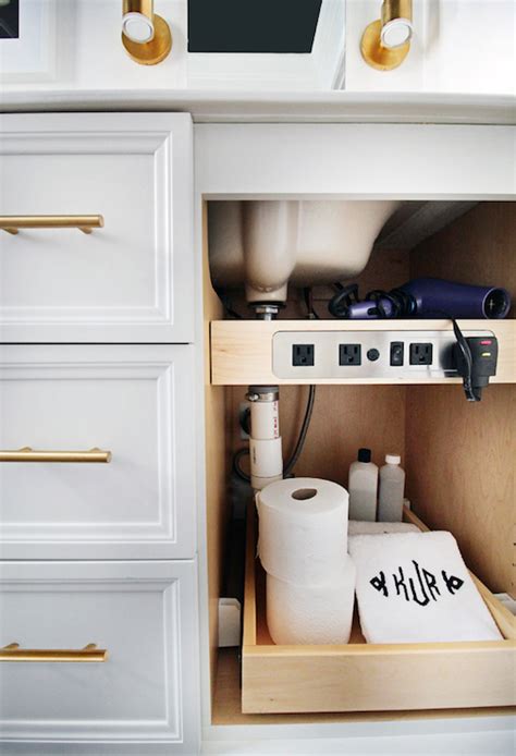 Wall Shelf With Electrical Outlets