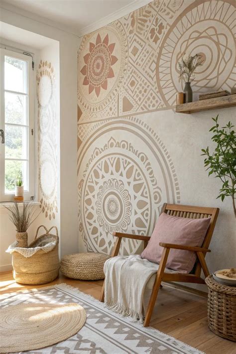 wall stencil ideas for summer