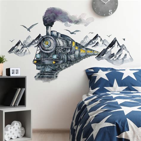Wall Stickers Decor Train