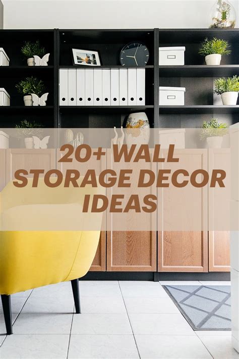 Wall Storage Decor Ideas