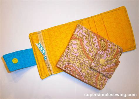 Wallet Sewing Pattern Tutorial