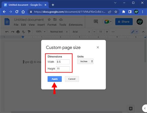 Wallet Size In Google Docs