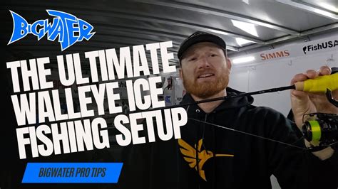 Walleye Ice Fishing Line Setup