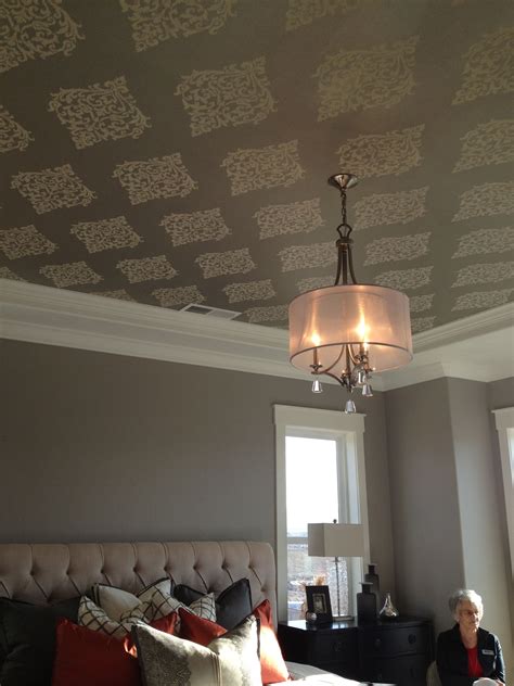 Wallpaper Adds Ceiling Drama Midwest Home