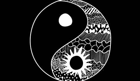 Black & white unite!!! | Yin yang art, Yin yang images, Ying yang art