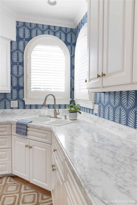 Wallpaper Backsplash For Kitchens