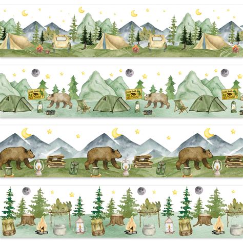 Wallpaper Borders Camping Theme