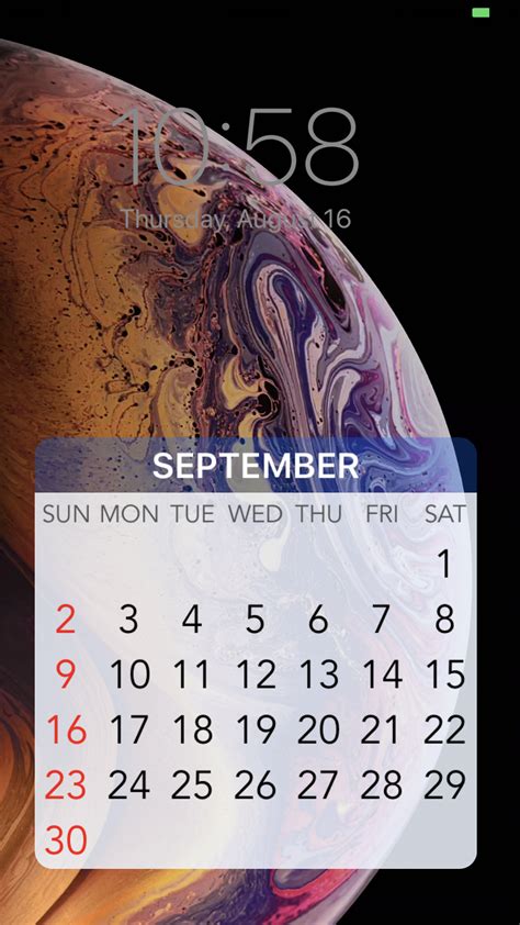 Wallpaper Calendar App