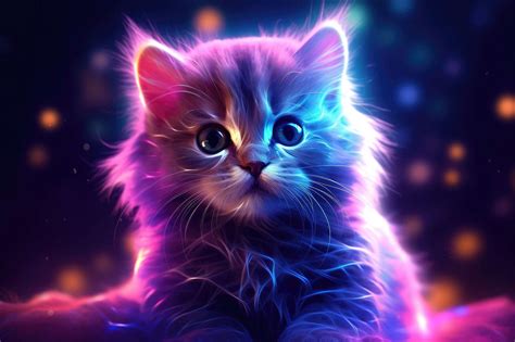 Wallpaper Cat Glow