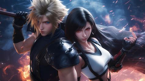 Cloud and Tifa manip by NinaFullMetal on DeviantArt