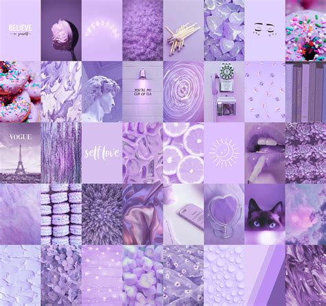 Wallpaper Collage Purple