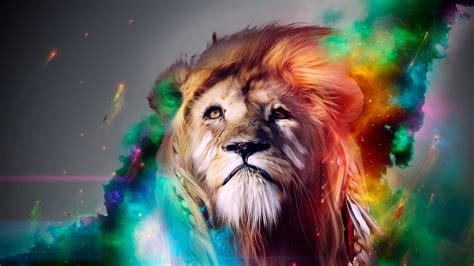 Wallpaper Cool Lion