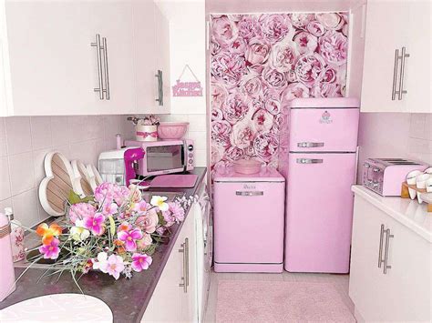 Wallpaper For Kitchen Pink
